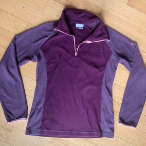 Columbia 1/4 zip fleece pullover